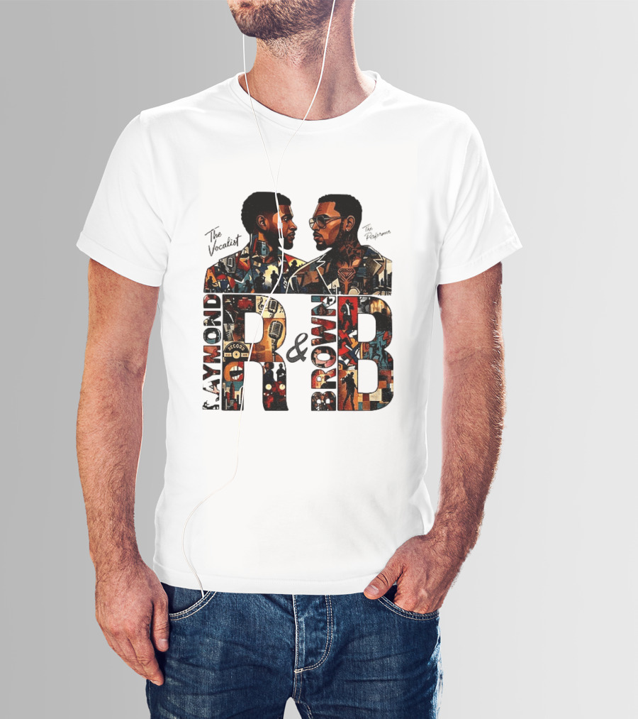 Usher Chris Brown Raymond R And B Tour 2026 Concert Hip Hop The Vocalist The Performer T-Shirt