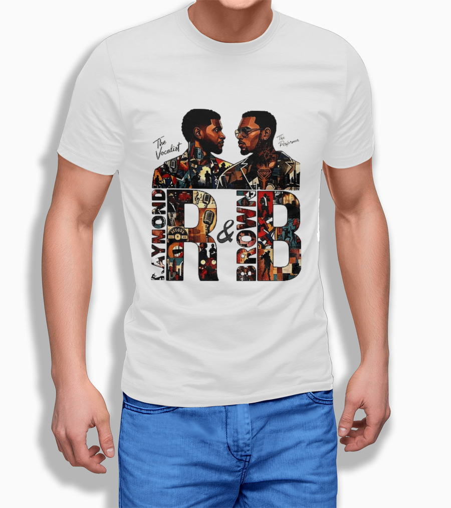 Usher Chris Brown Raymond R And B Tour 2026 Concert Hip Hop The Vocalist The Performer T-Shirt