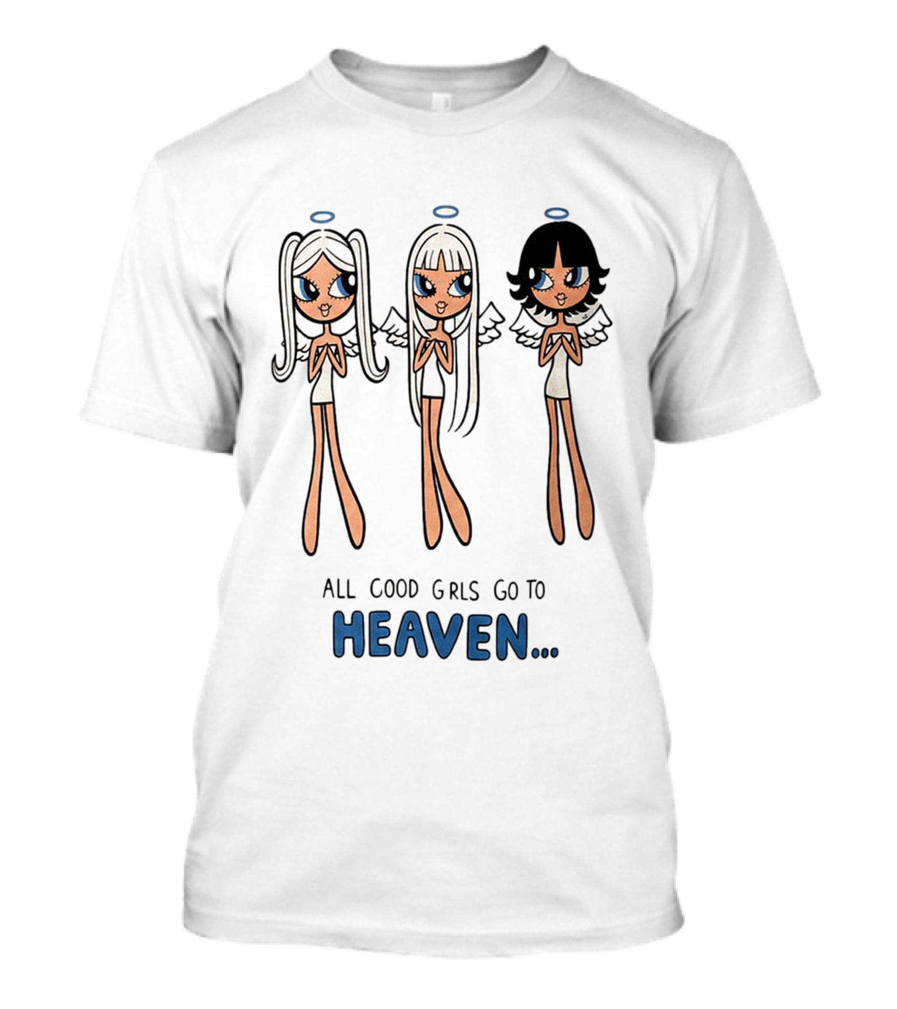 All Good Girls Go To Heaven Angel T-Shirt
