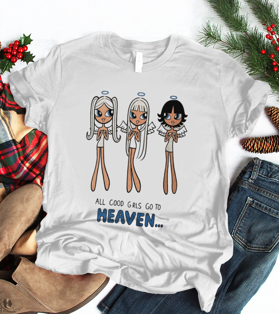 All Good Girls Go To Heaven Angel T-Shirt