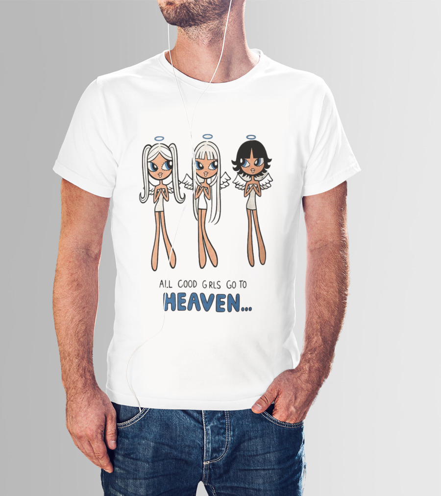 All Good Girls Go To Heaven Angel T-Shirt