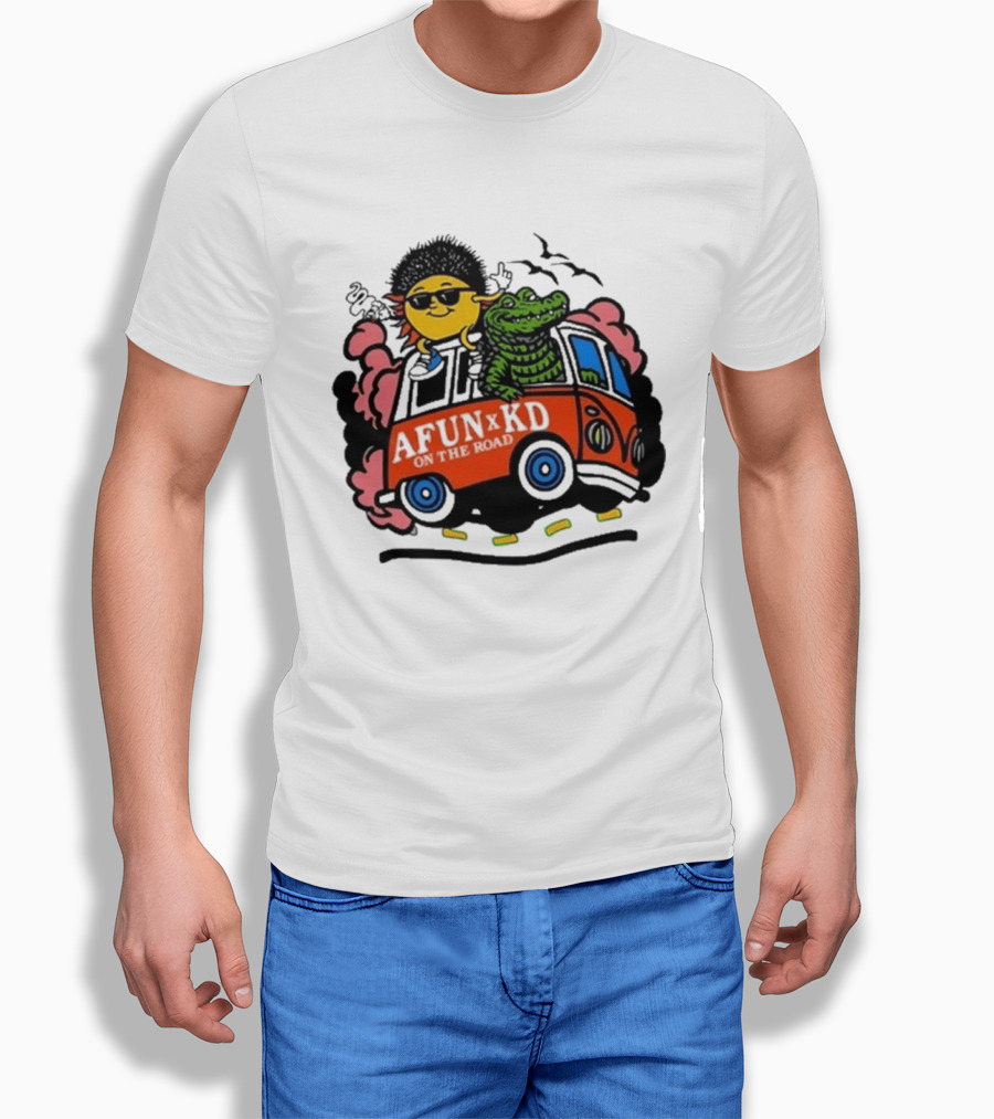 Kitchen Dwellers Andy Frasco AFUN X KD Tour 2026 On The Road Bus Adventure T-Shirt