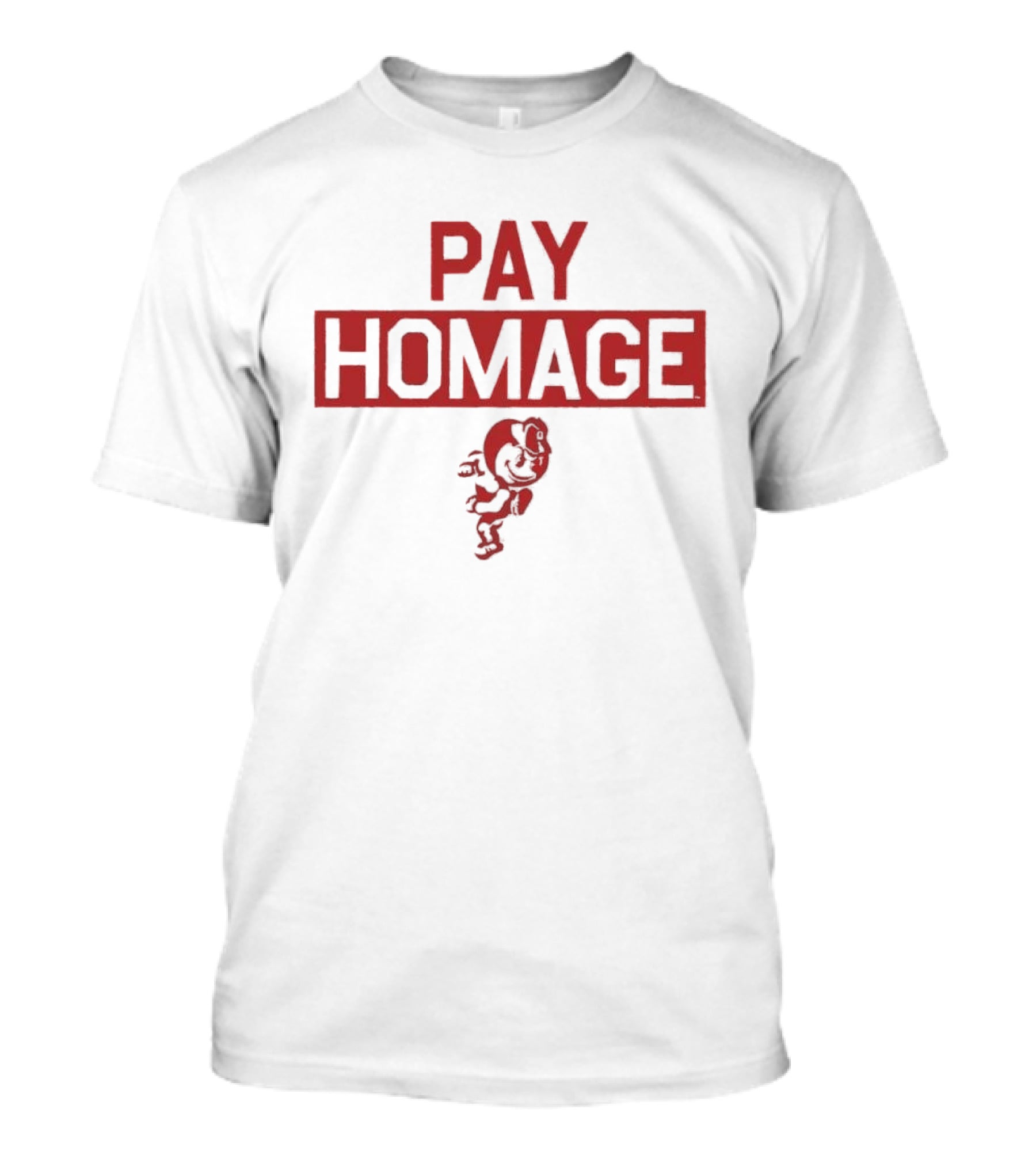 Ohio State Buckeyes NCAA Pay Homage Running Brutus T-Shirt