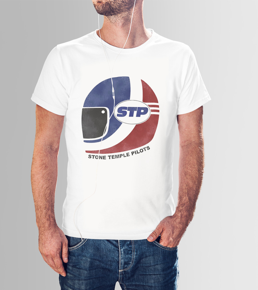 Stone Temple Pilots STP Helmet T-Shirt