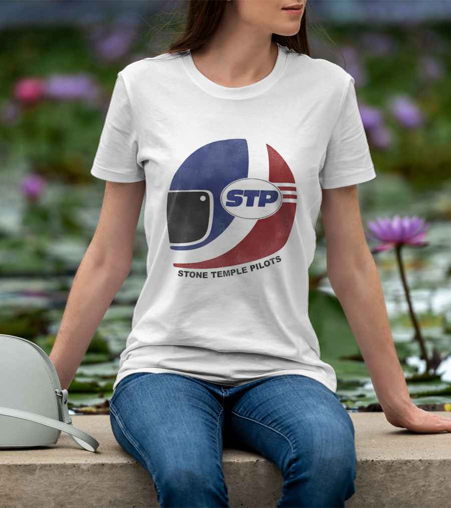Stone Temple Pilots STP Helmet T-Shirt
