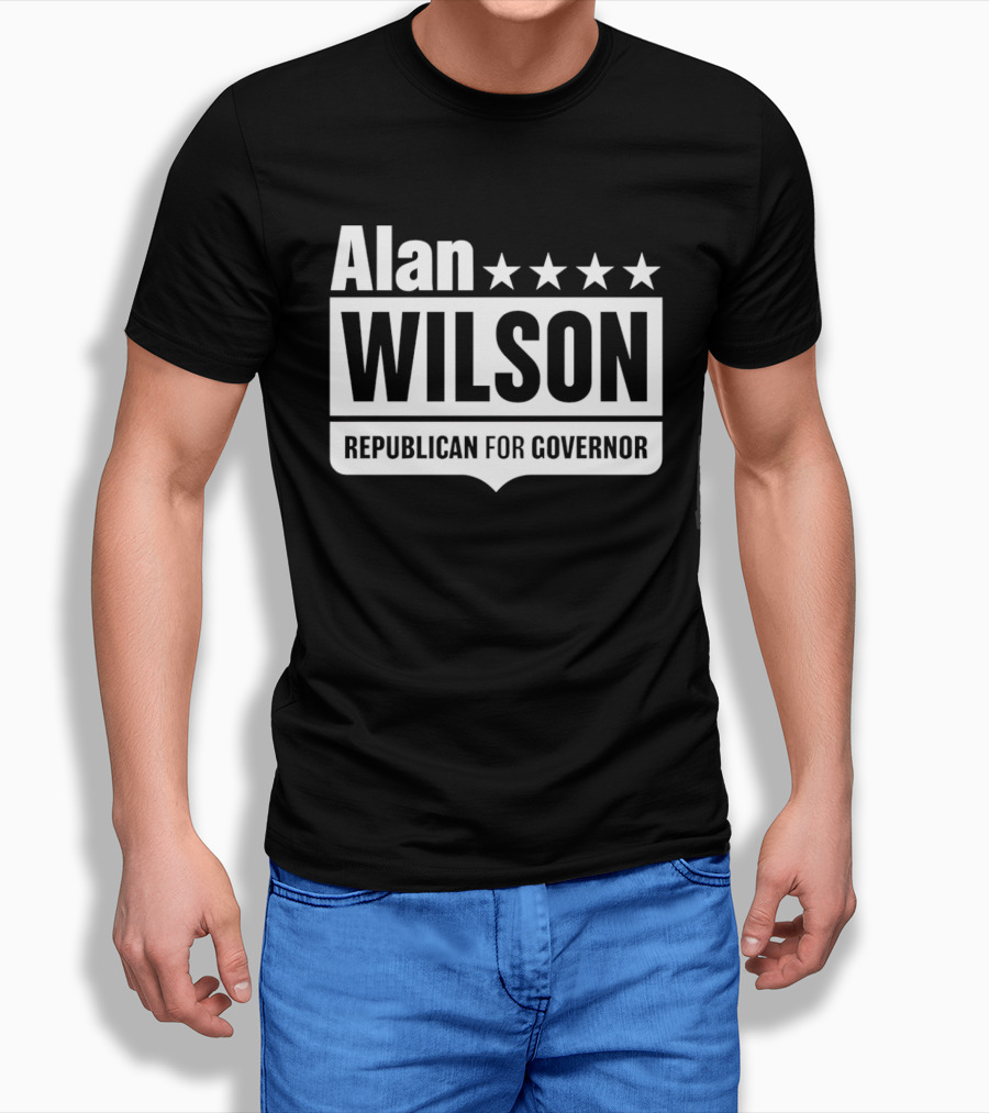 Alan Wilson Republican For Governor 2026 Election Campaign Stars T-Shirt