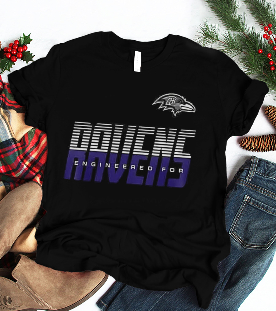 Baltimore Ravens Engineered For Ravens Fans Iconic Team Spirit T-Shirt