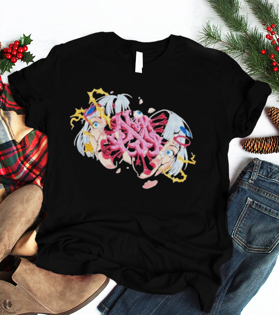 Hghmnds Head Split Surreal Pop Art Explosion T-Shirt