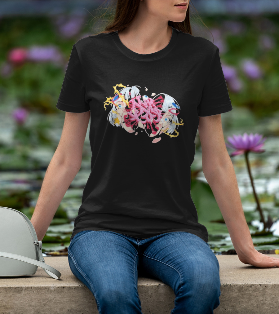 Hghmnds Head Split Surreal Pop Art Explosion T-Shirt