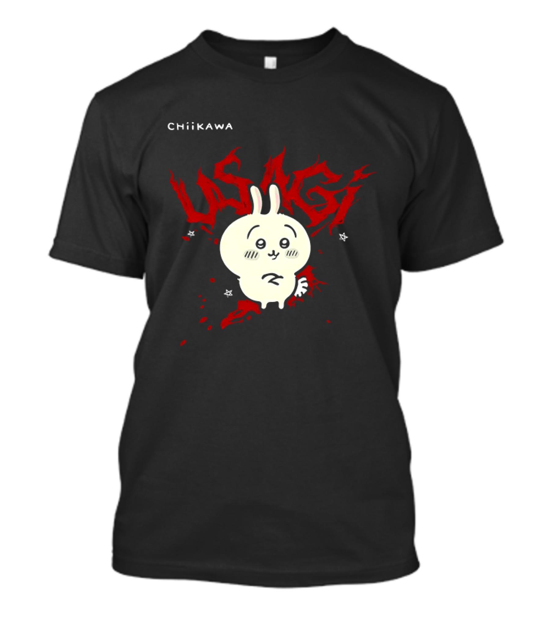 Chiikawa Usagi Kawaii Anime Red T-Shirt