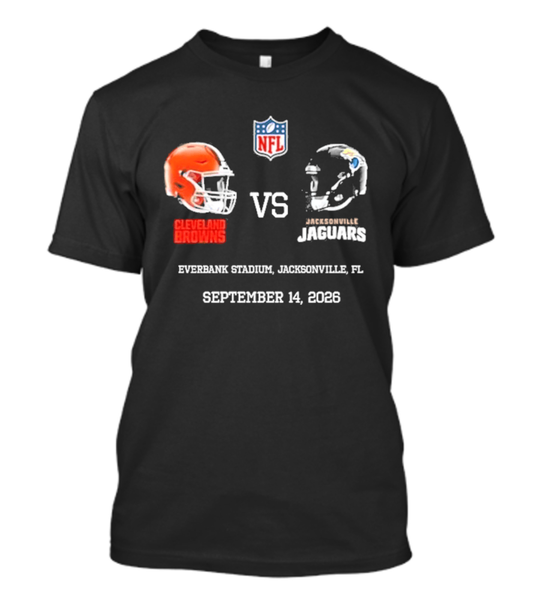 Cleveland Browns Vs Jacksonville Jaguars NFL EverBank Stadium Jacksonville FL September 14 2026 T-Shirt