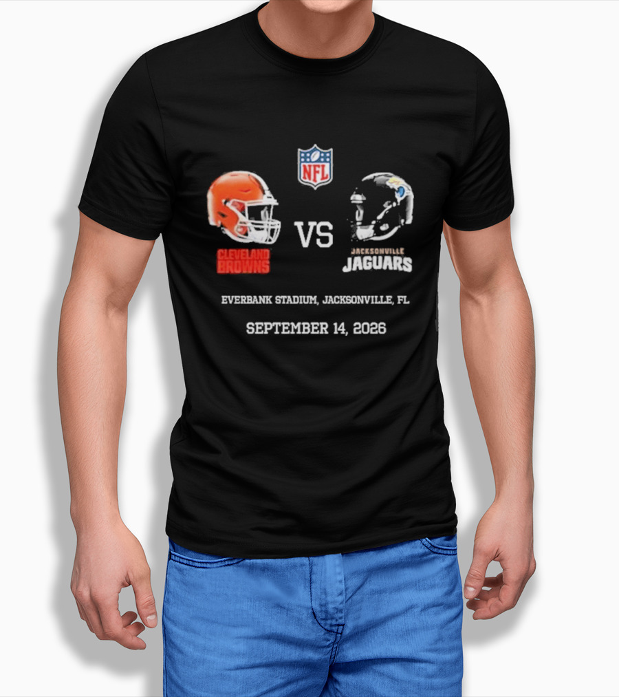 Cleveland Browns Vs Jacksonville Jaguars NFL EverBank Stadium Jacksonville FL September 14 2026 T-Shirt