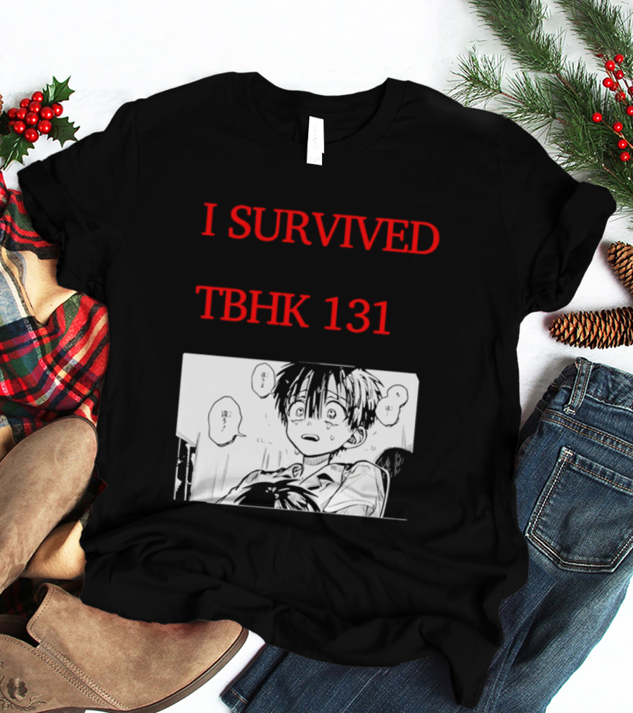 I Survived Tbhk 131 Crying Boy Manga Panel Japanese Comic Scene T-Shirt