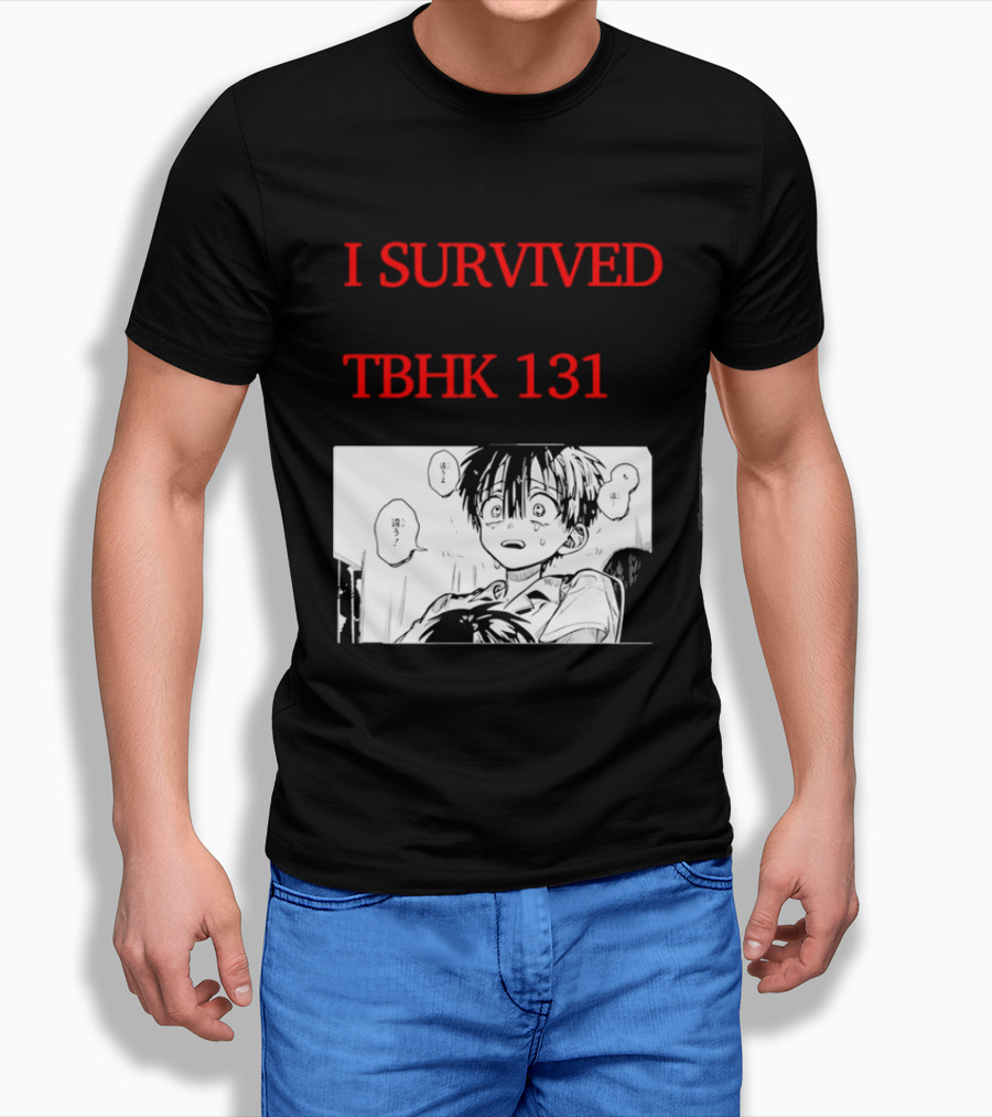 I Survived Tbhk 131 Crying Boy Manga Panel Japanese Comic Scene T-Shirt