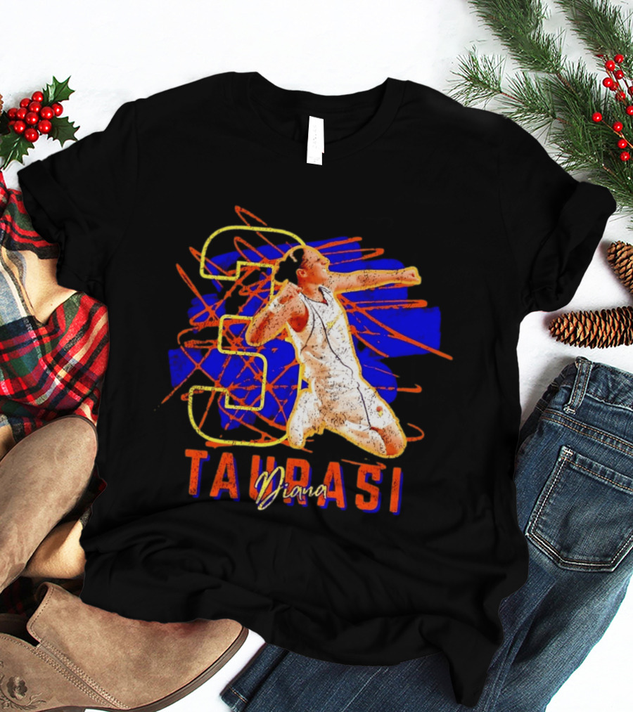 Diana Taurasi No 3 Phoenix Mercury WNBA Basketball T-Shirt