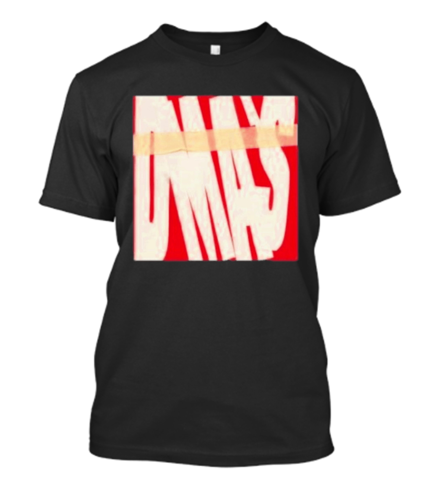 DMA's DMA's Album Cover Art Distorted Red White T-Shirt