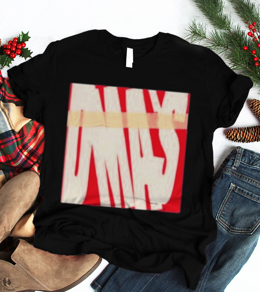 DMA's DMA's Album Cover Art Distorted Red White T-Shirt