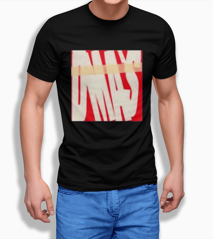 DMA's DMA's Album Cover Art Distorted Red White T-Shirt