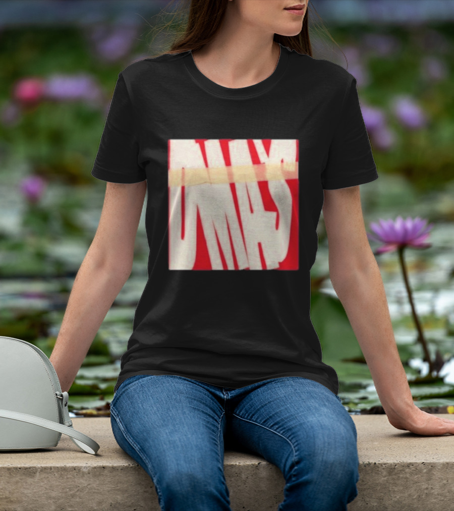 DMA's DMA's Album Cover Art Distorted Red White T-Shirt