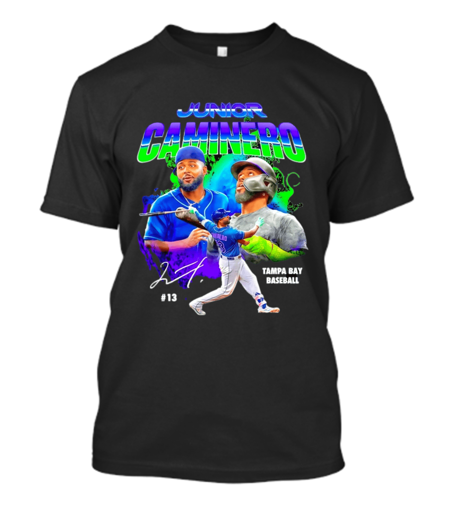 Junior Caminero Tampa Bay Baseball #13 2026 T-Shirt