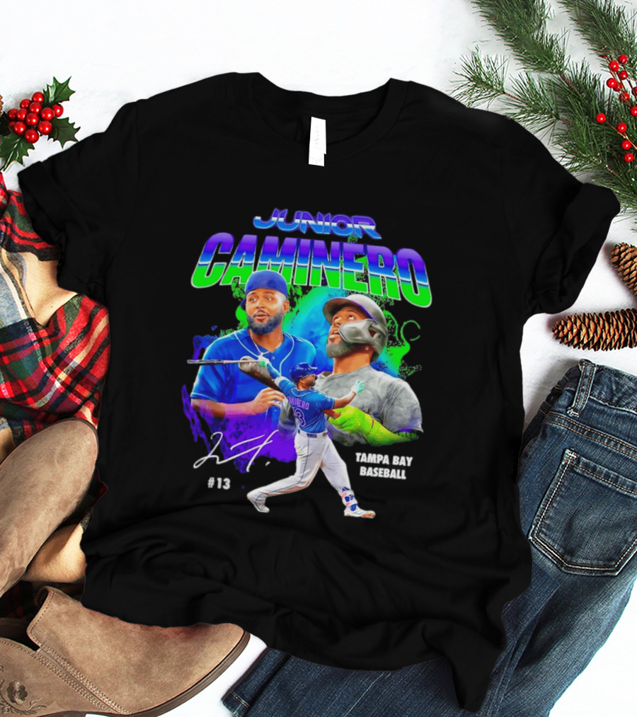 Junior Caminero Tampa Bay Baseball #13 2026 T-Shirt