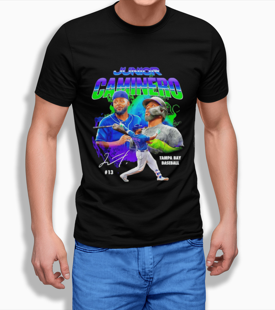 Junior Caminero Tampa Bay Baseball #13 2026 T-Shirt