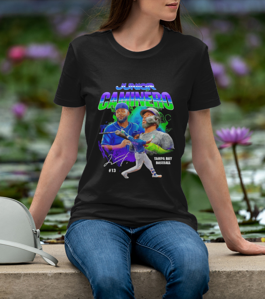 Junior Caminero Tampa Bay Baseball #13 2026 T-Shirt