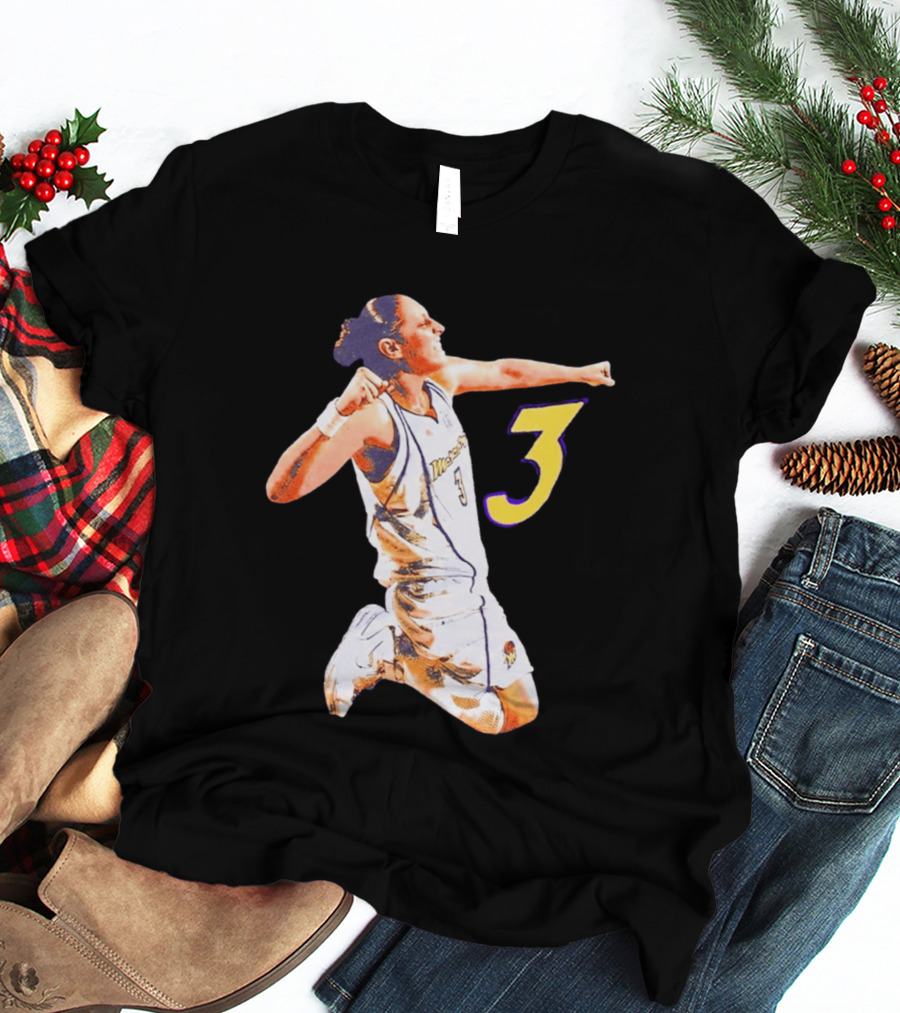 Mercury Diana Taurasi Number 3 Celebration Pose T-Shirt