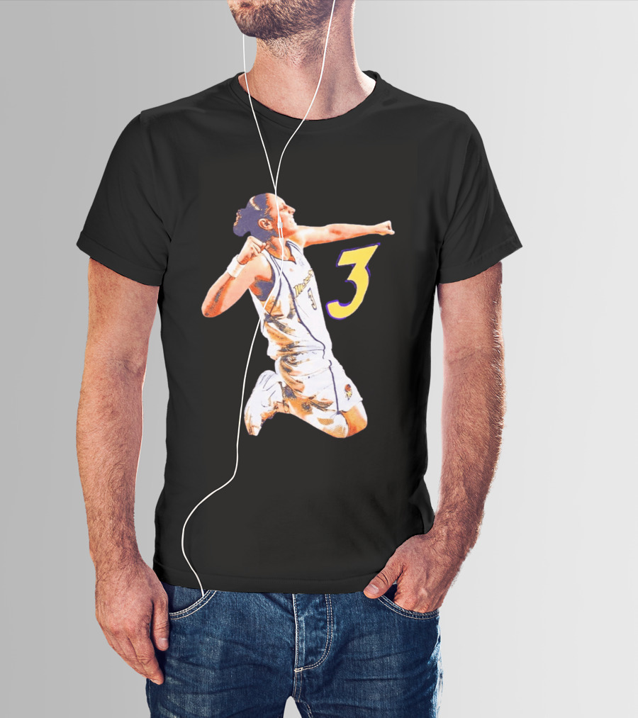 Mercury Diana Taurasi Number 3 Celebration Pose T-Shirt