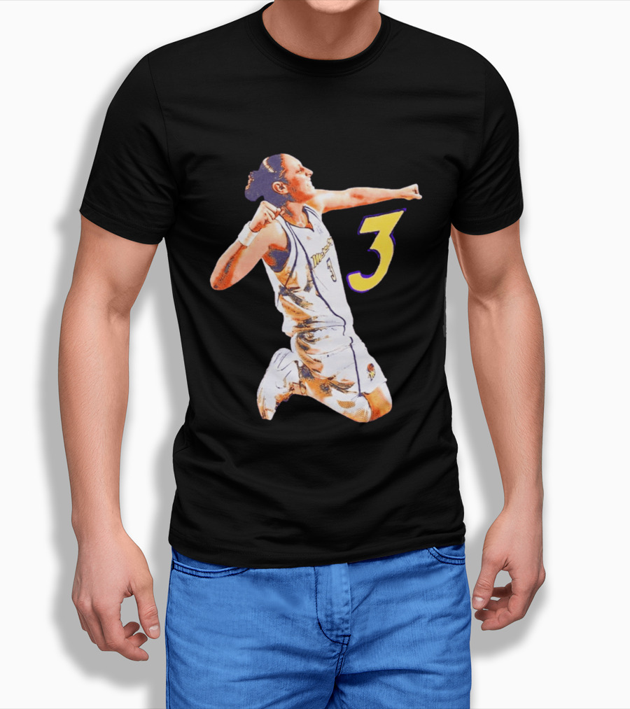 Mercury Diana Taurasi Number 3 Celebration Pose T-Shirt