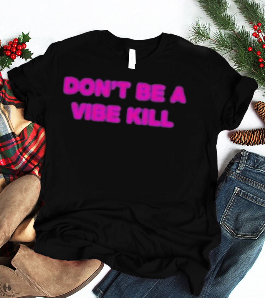 Madonna Don't Be A Vibe Kill Pink T-Shirt