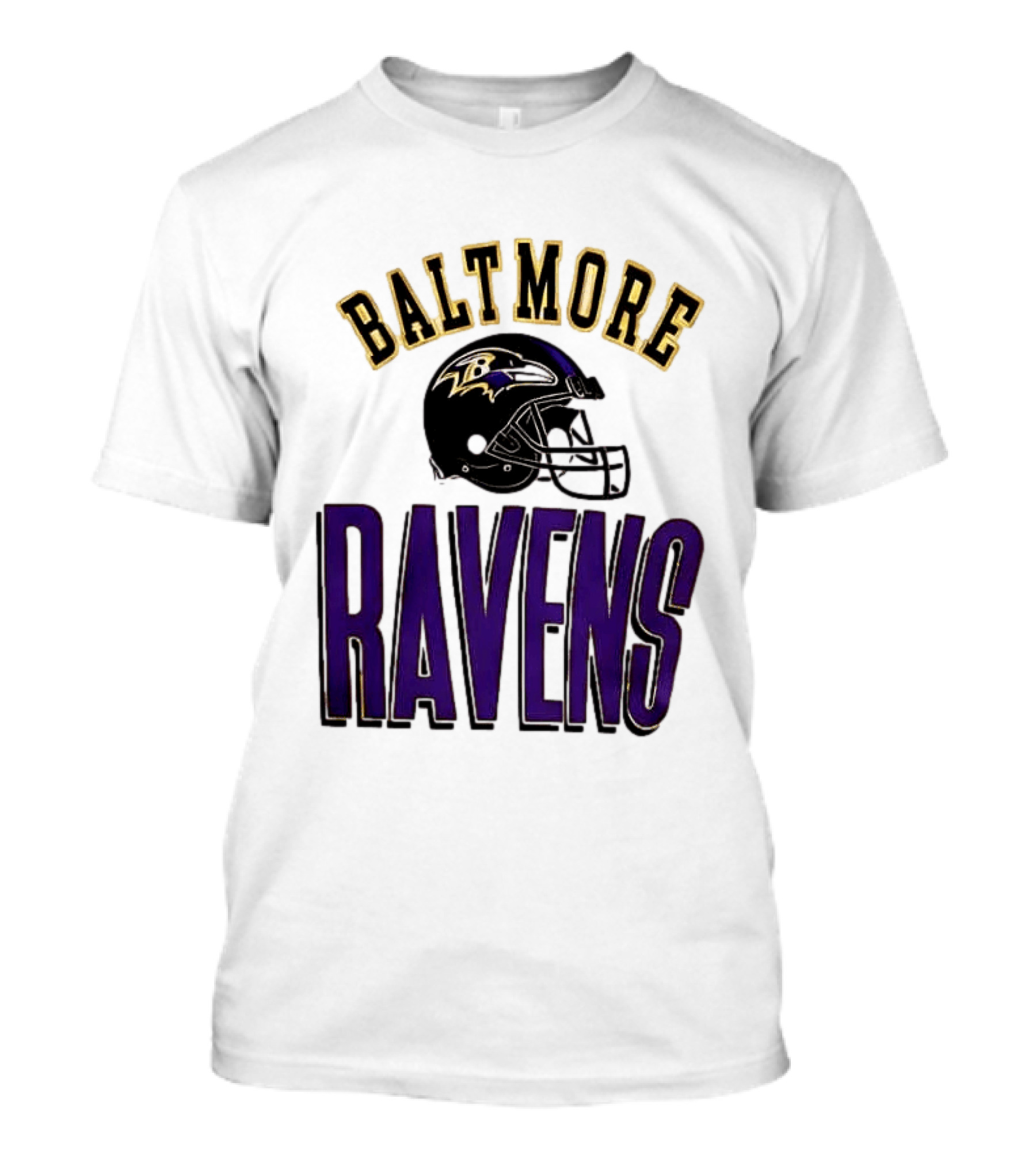 Baltimore Ravens Everyone Es Women's Sports Ravens Helmet T-Shirt