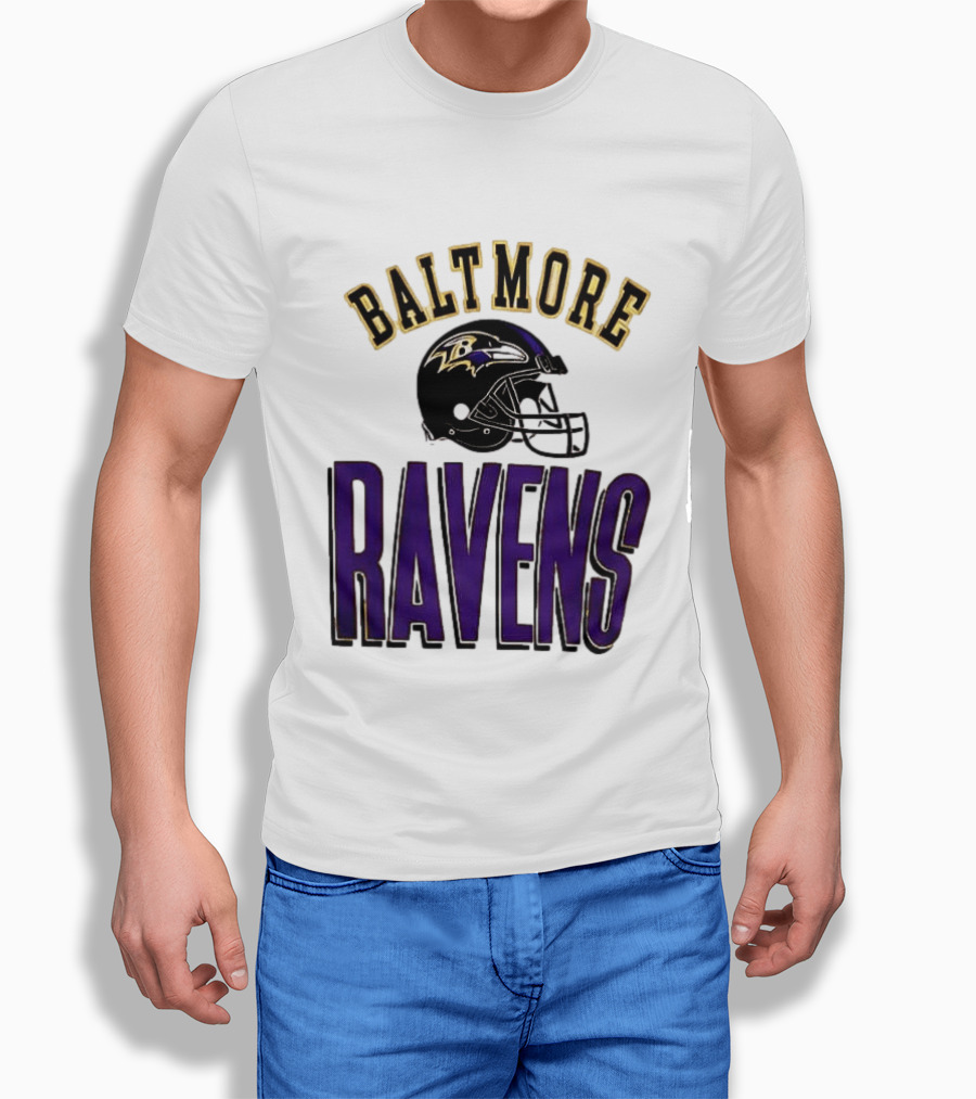 Baltimore Ravens Everyone Es Women's Sports Ravens Helmet T-Shirt