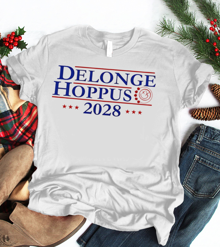 Delonge Hoppus 2028 Blink 182 Stars And Smiley Face T-Shirt