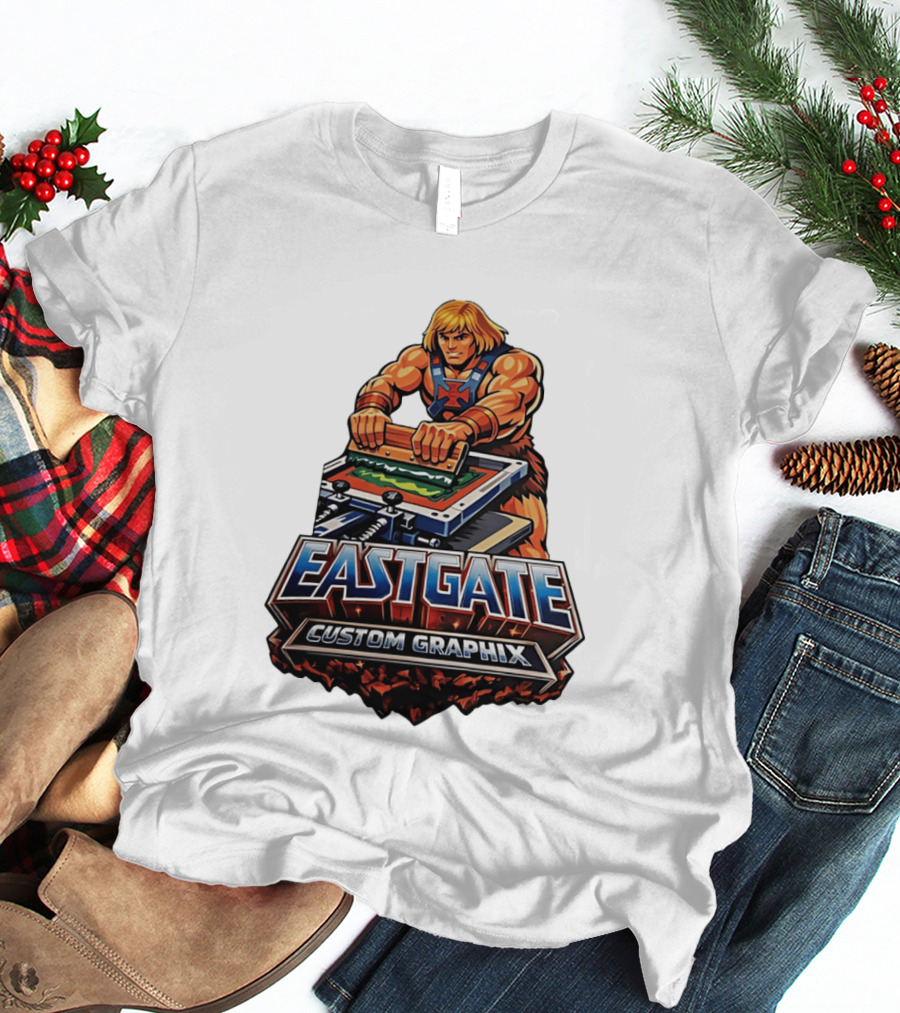 Eastgate Custom Graphix He Man Screen Printing T-Shirt