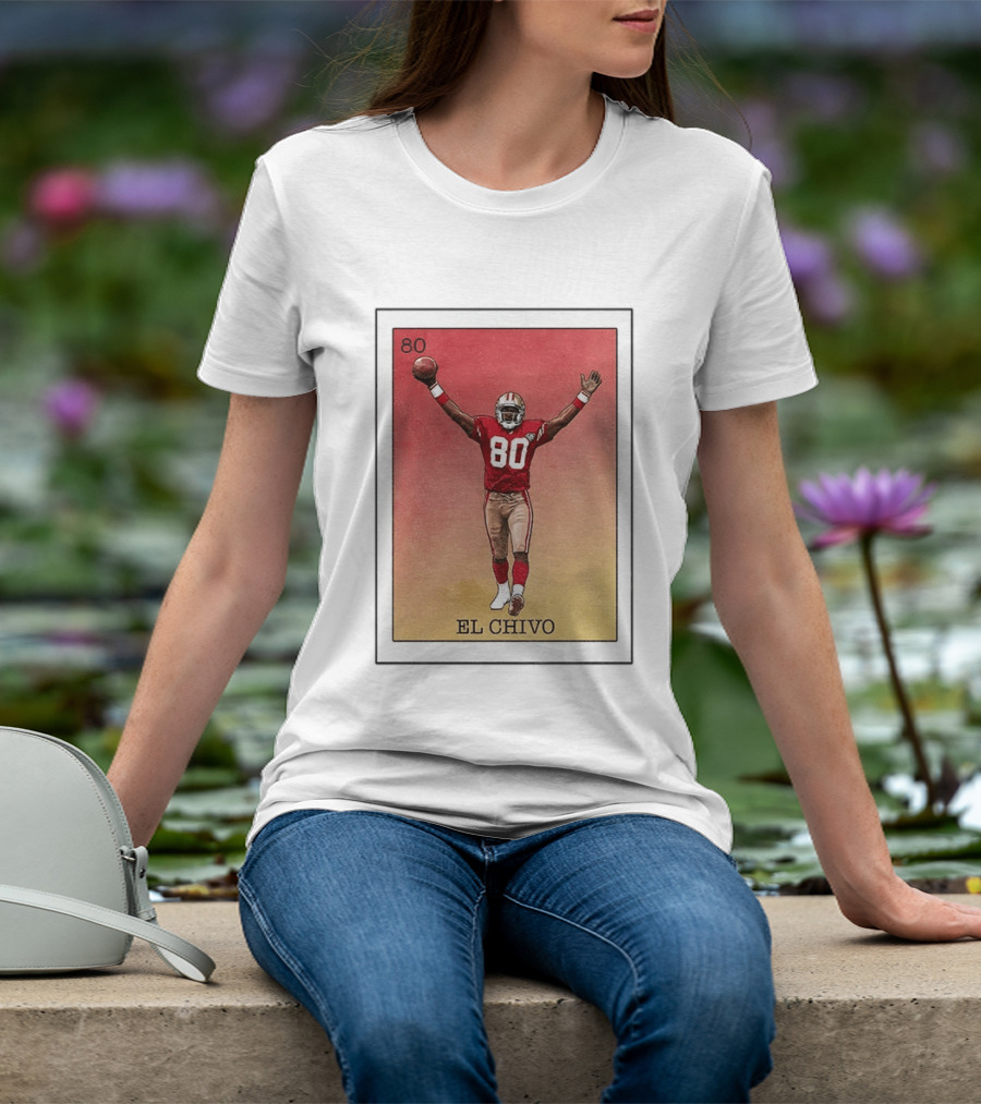 El Chivo 80 San Francisco 49ers Loteria Card T-Shirt
