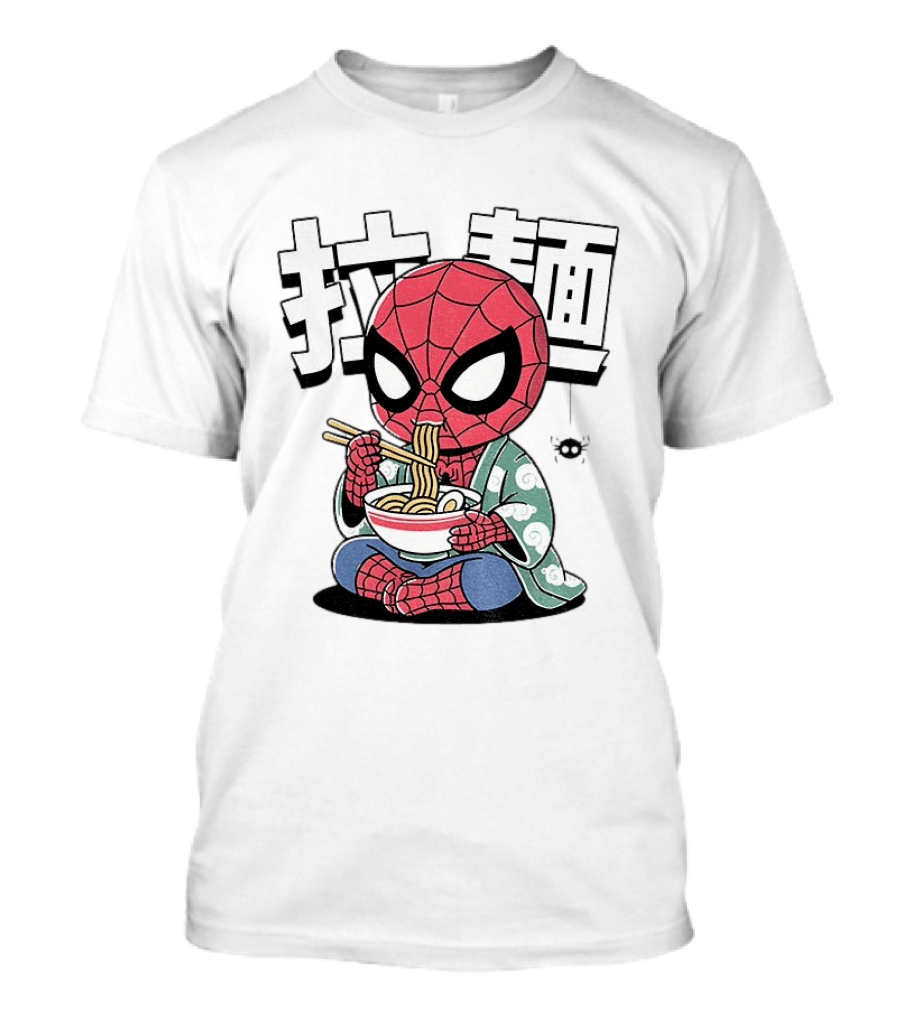 Spider Man Ramen Noodles Kanji Spideramen T-Shirt
