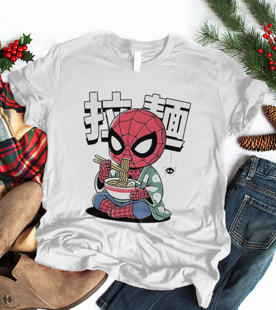 Spider Man Ramen Noodles Kanji Spideramen T-Shirt