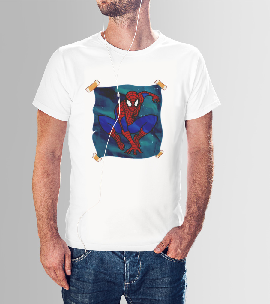 Spider Man Marvel Comics Superhero Iconic Action Pose T-Shirt