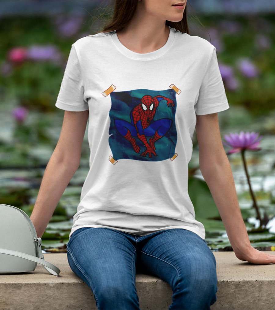 Spider Man Marvel Comics Superhero Iconic Action Pose T-Shirt