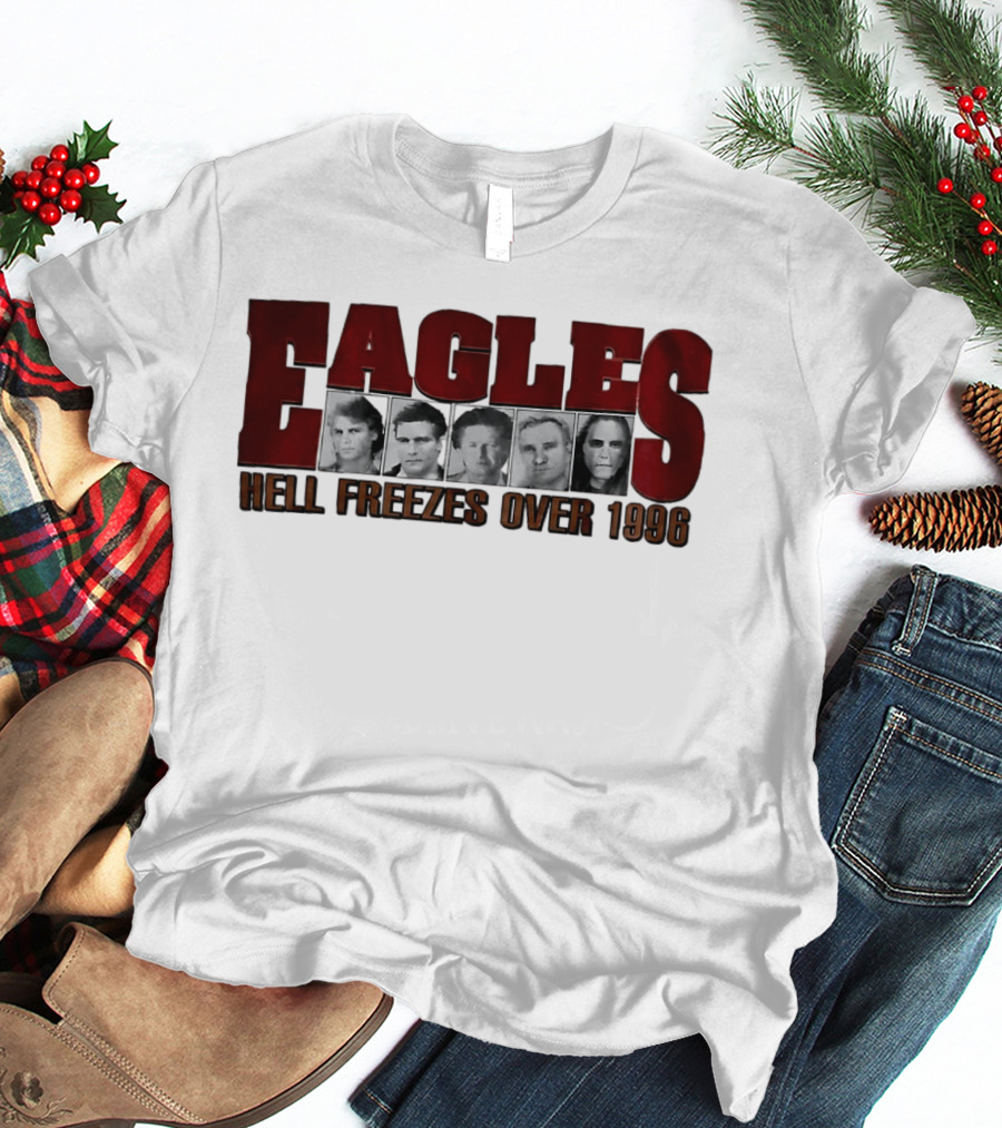 Eagles Hell Freezes Over 1996 Tour Vintage Retro Justin Bieber T-Shirt