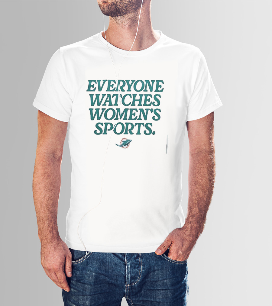 Miami Dolphins Everyone Es Women's Sports T-Shirt