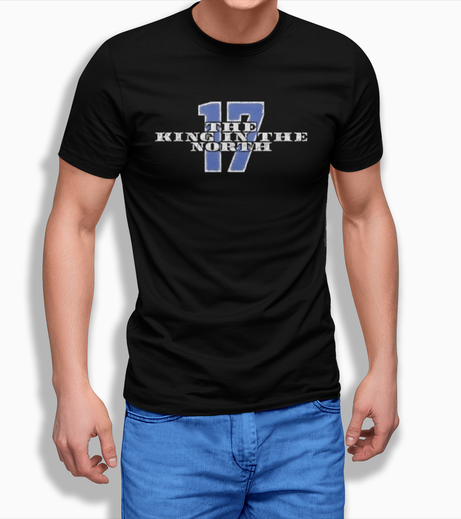 The King In The North Distressed Blue 17 T-Shirt
