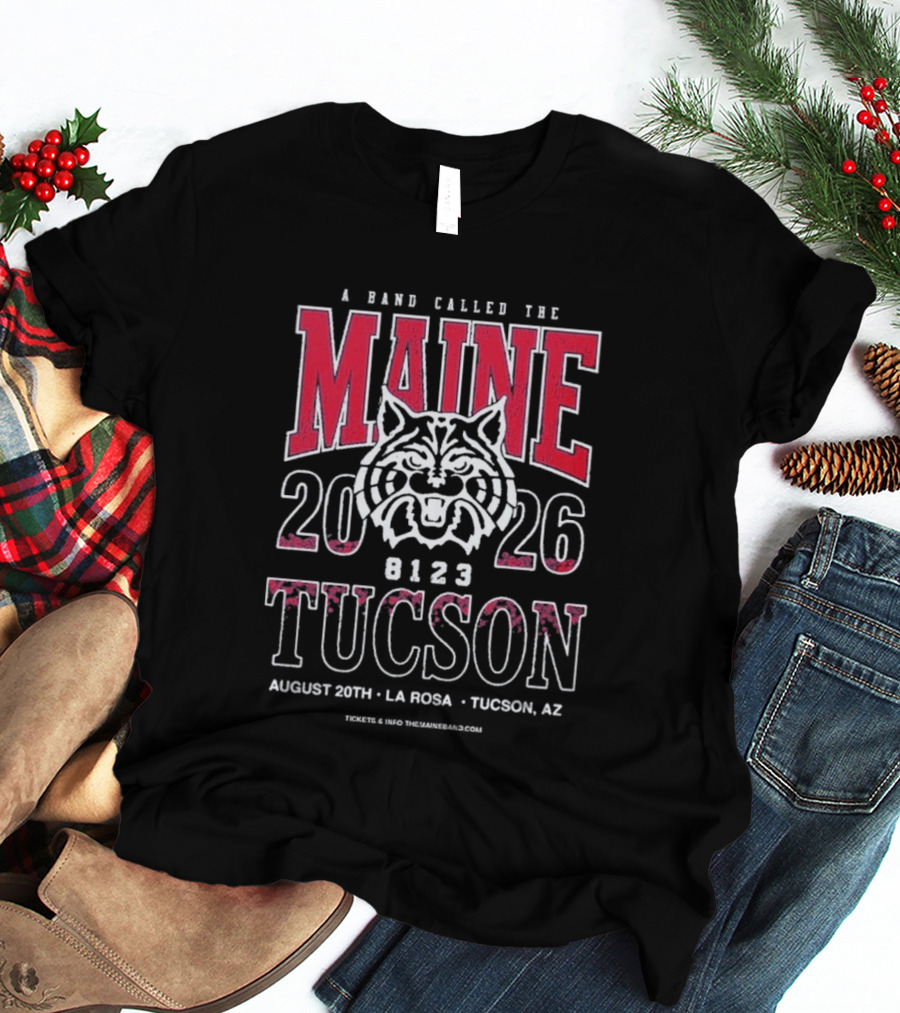 A Band Called The Maine 2026 Tucson AZ August 20th La Rosa Event T-Shirt