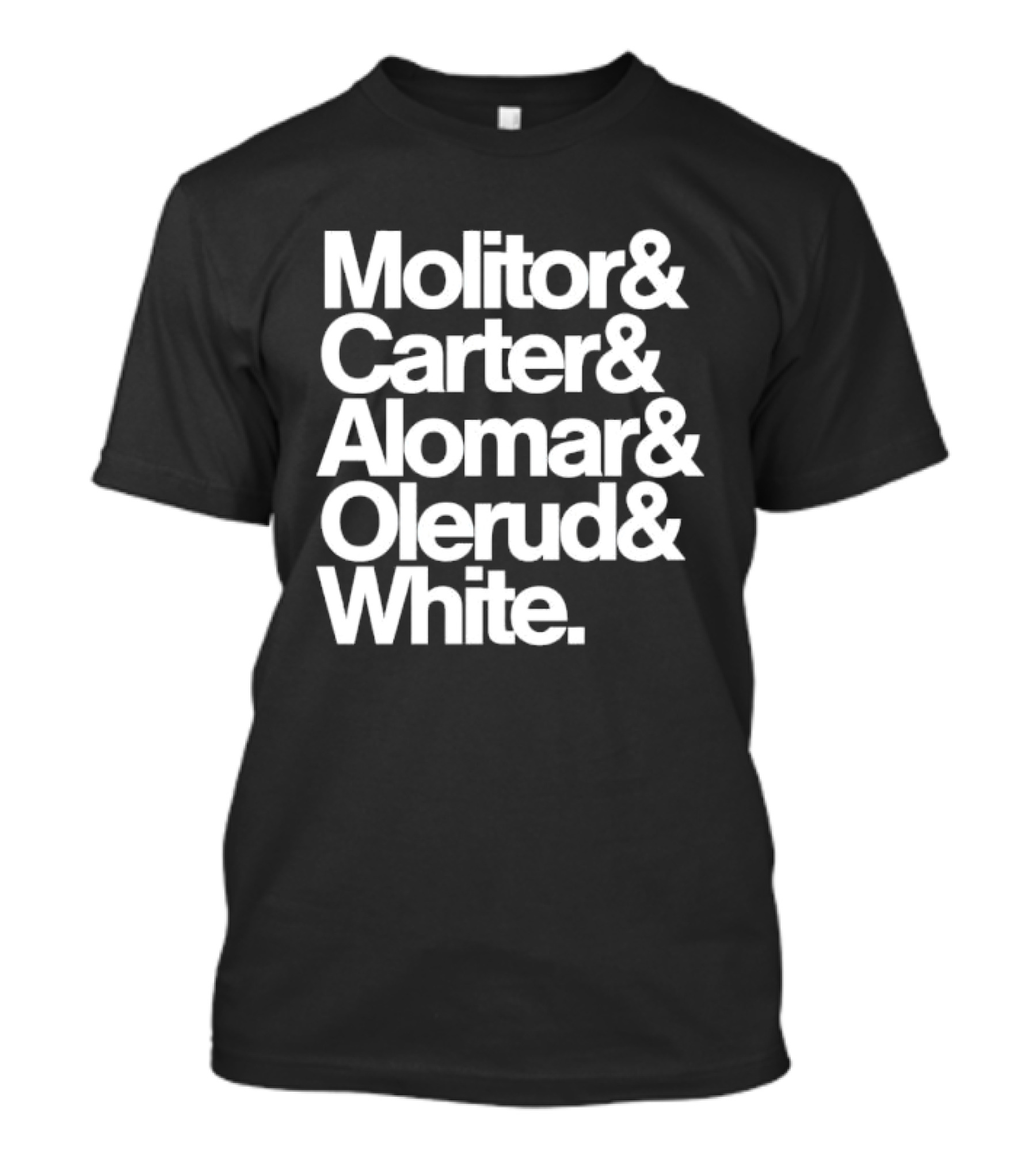 Toronto Blue Jays Molitor Carter Alomar Olerud White Team Legends T-Shirt
