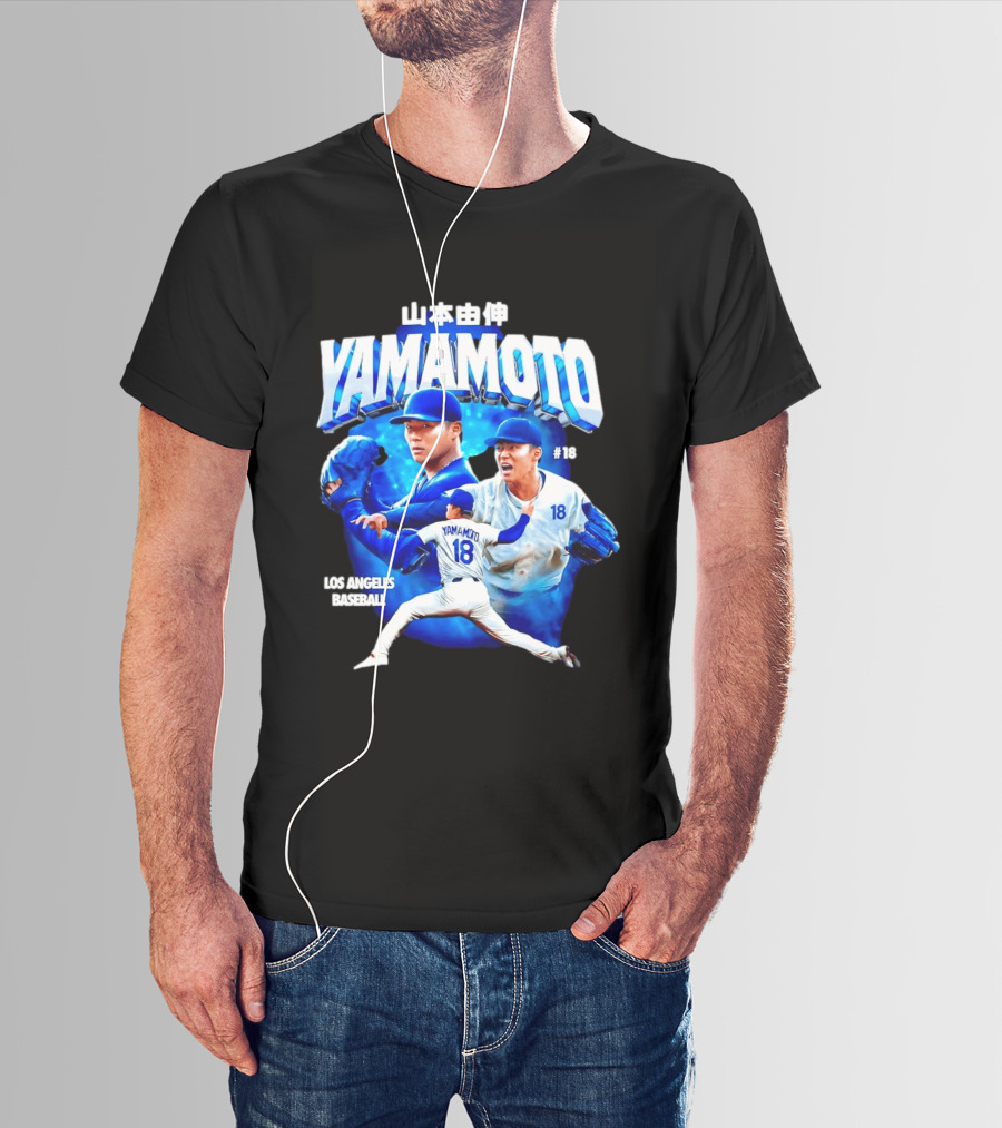 Yamamoto #18 Los Angeles Baseball 2026 T-Shirt