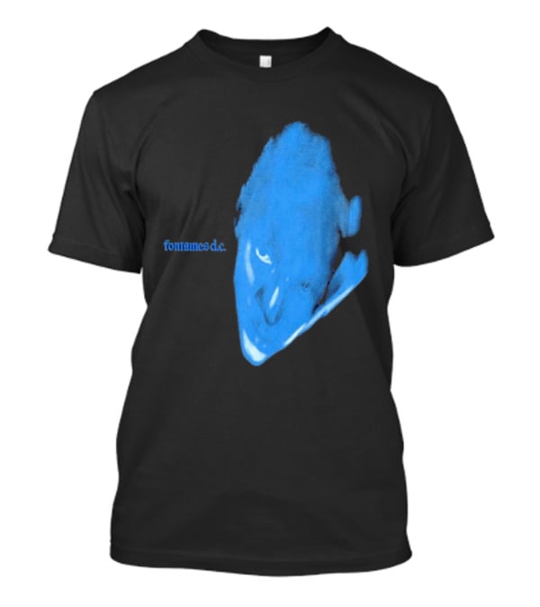 Fontaines D.C. Dopamine Chamber Blue Cover Black T-Shirt