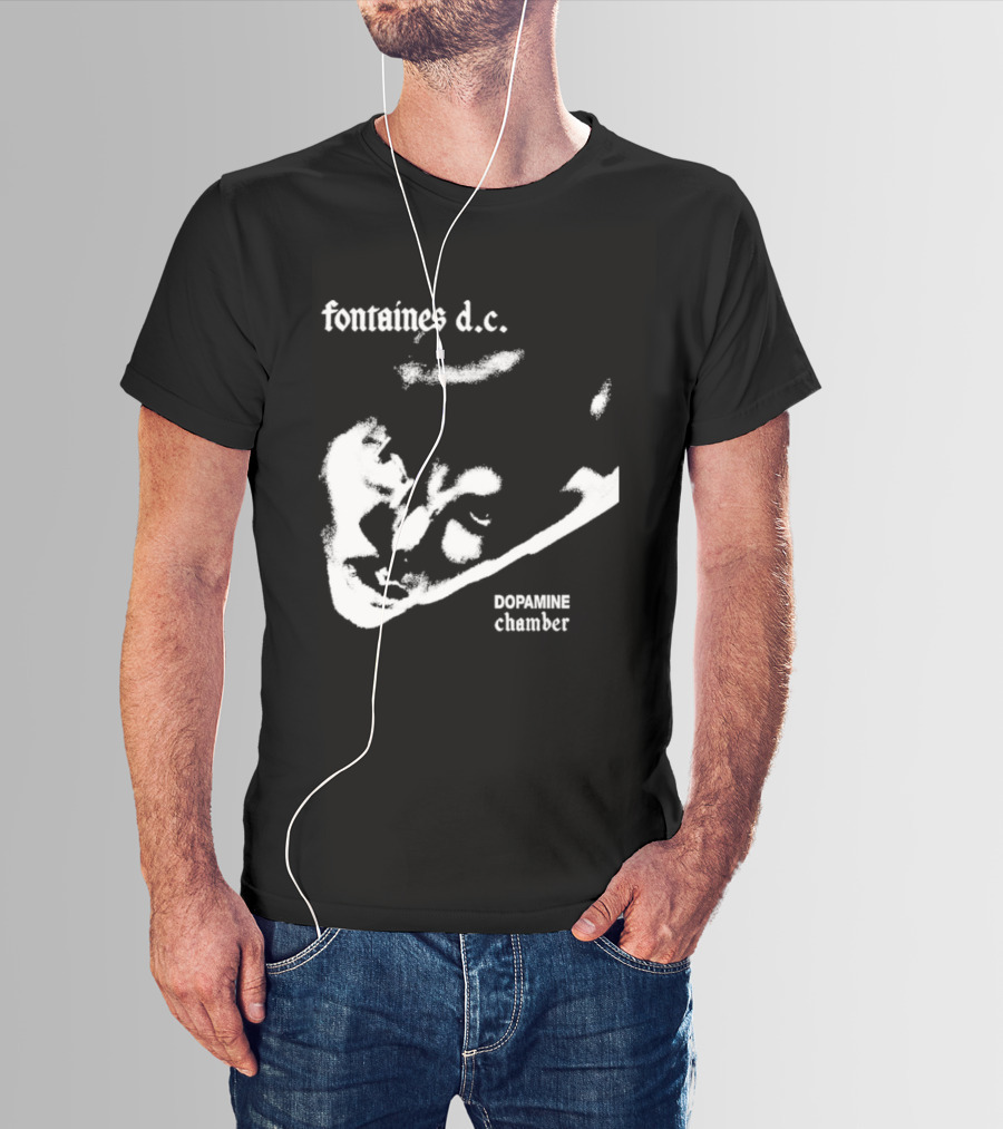 Fontaines D.C. Dopamine Chamber Black And White T-Shirt