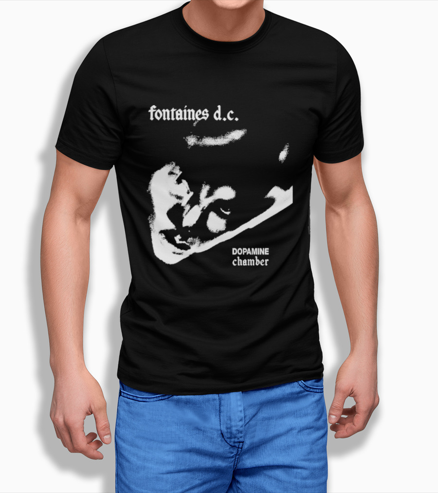 Fontaines D.C. Dopamine Chamber Black And White T-Shirt