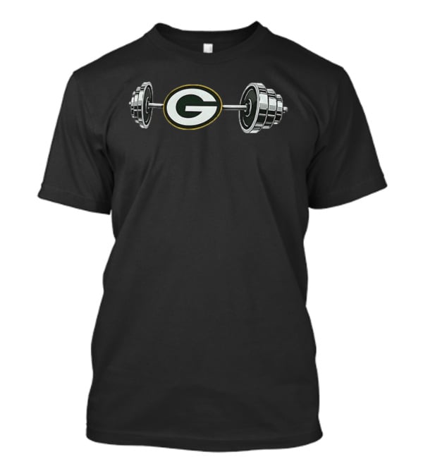 Green Bay Packers 2026 Barbell Strength Training Fitness Fan Gear T-Shirt